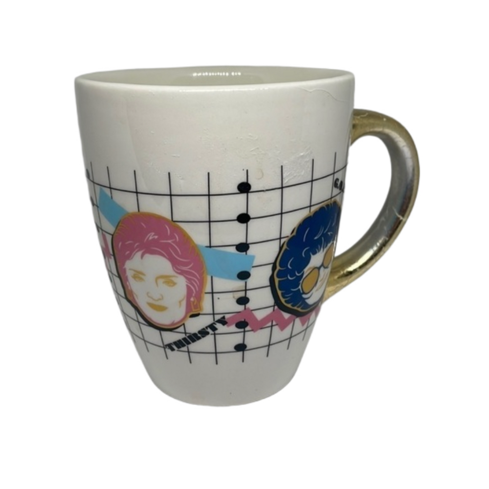 Golden Girls Pattern 16 oz. Contemporary Ceramic Mug